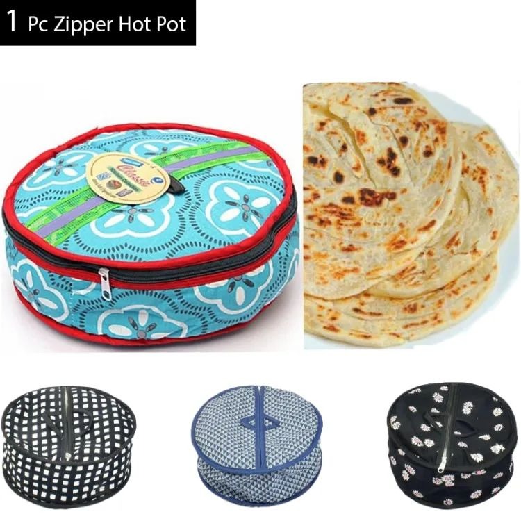 1pc Roti Zipper Bag –  (Random Design)