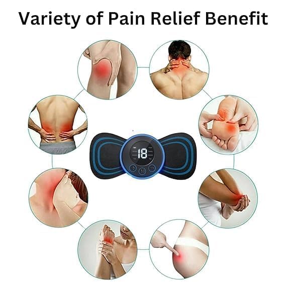 Portable EMS Mini Electric Massager Patch – Muscle Pain Relief