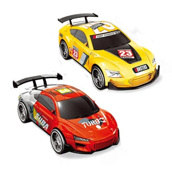 Soba Slot Car Racing Track Set – Hand-Operate Racing Track with 2 Cars & Electric Controllers