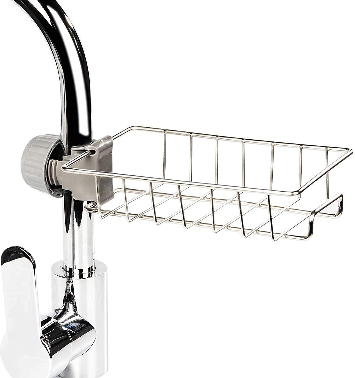Stainless Steel Adjustable Multifunctional Kitchen Sink Caddy