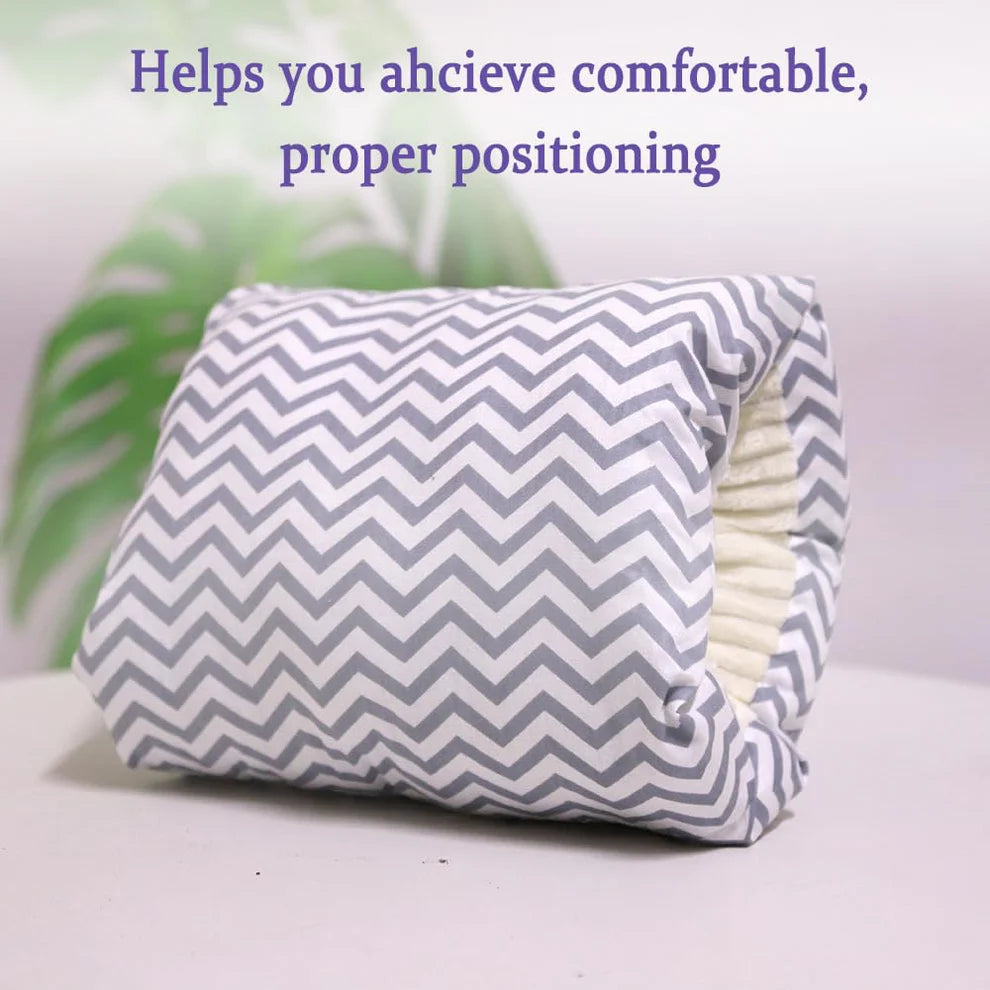 Baby Comfort Hand Pillow – Washable Cotton Arm Cushion for Breastfeeding & Bottle Feeding