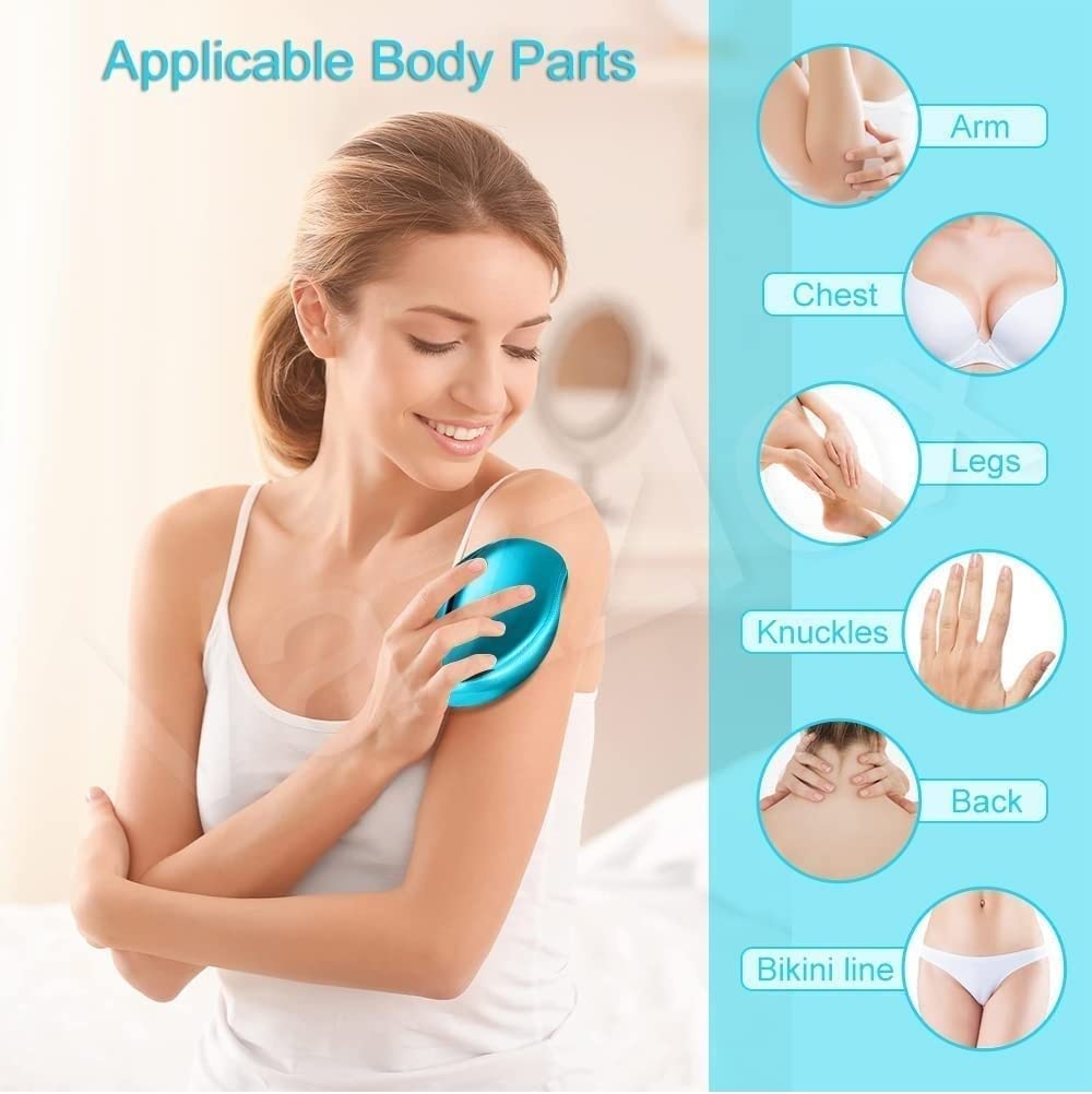 Crystal Hair Eraser - Magic Painless Hair Remover for Men & Women - (Random Colour)