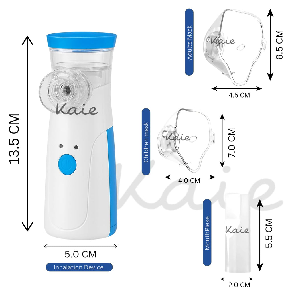 Mini Portable Silent Nebulizer Handheld Inhaler Atomizer – Medical Grade Mesh Technology for Asthma & Respiratory Care