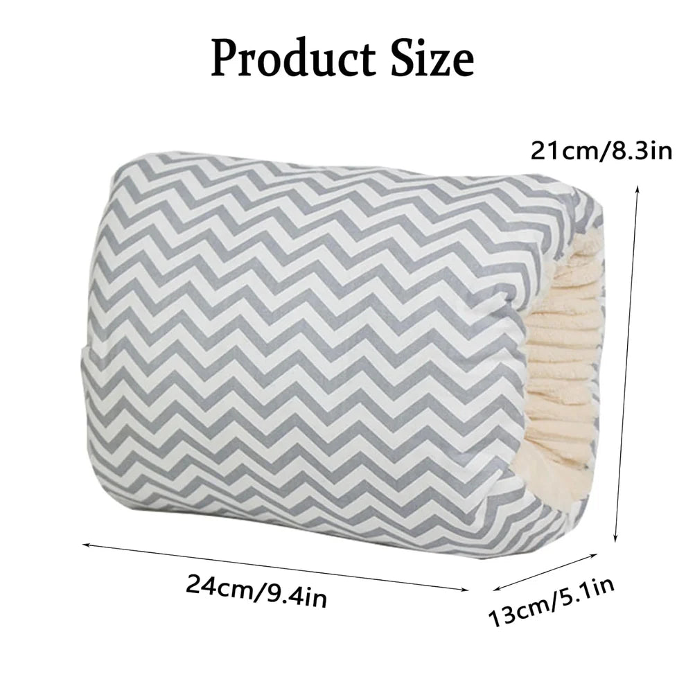 Baby Comfort Hand Pillow – Washable Cotton Arm Cushion for Breastfeeding & Bottle Feeding