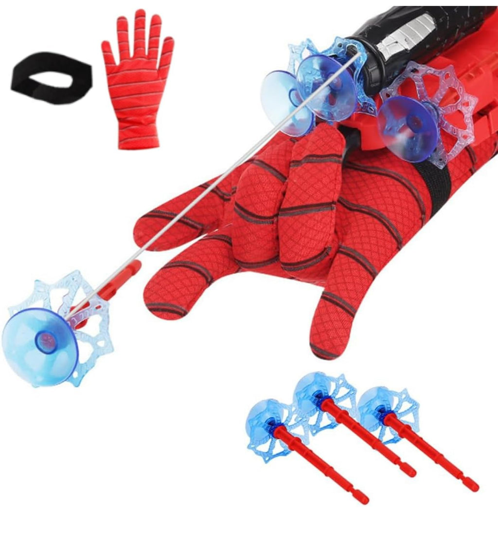 Spider Web Shooters Toy for Kids – Hero Launcher Wrist Toy Set with Sticky Suction Bombs | Role Play, Cosplay & Interactive Fun