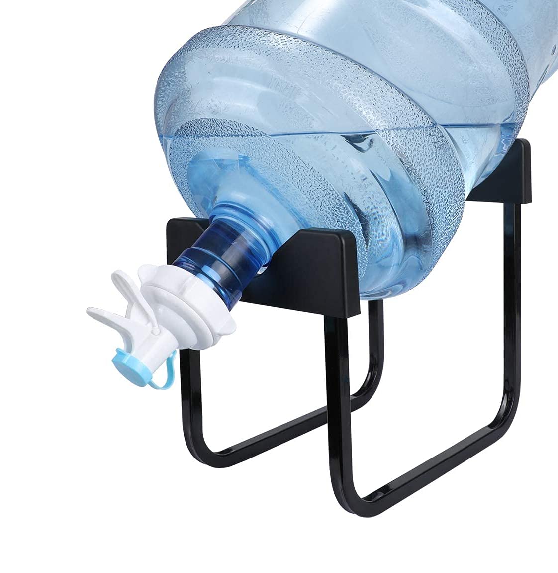 High-Quality Water Bottle Stand – Metal Rack Dispenser for 19 Ltr Bottles (With Nozzle)