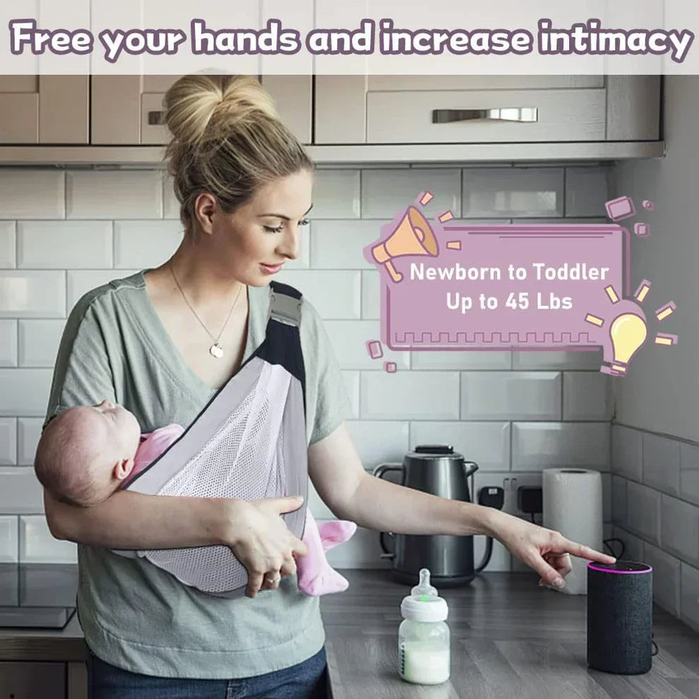 Ergonomic One-Shoulder Baby Carrier – 0–3 Years
