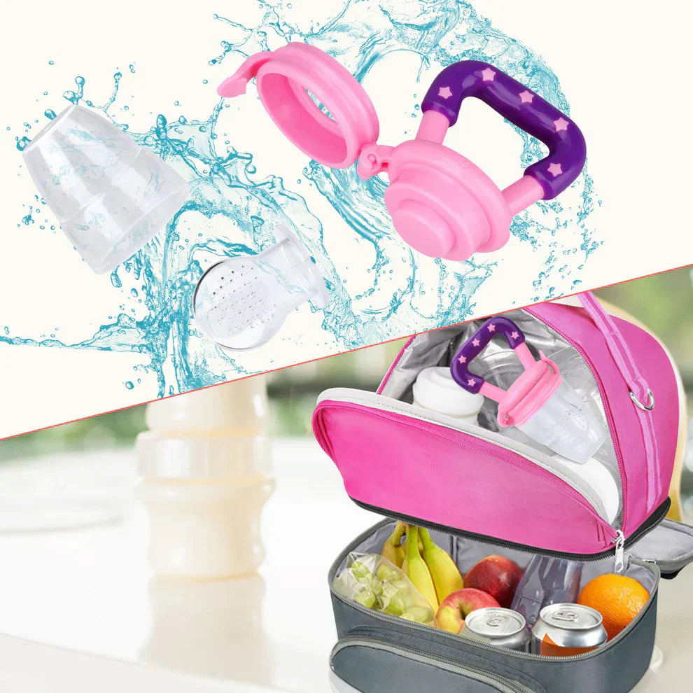 Baby Food Pacifier & Feeder Spoon Combo