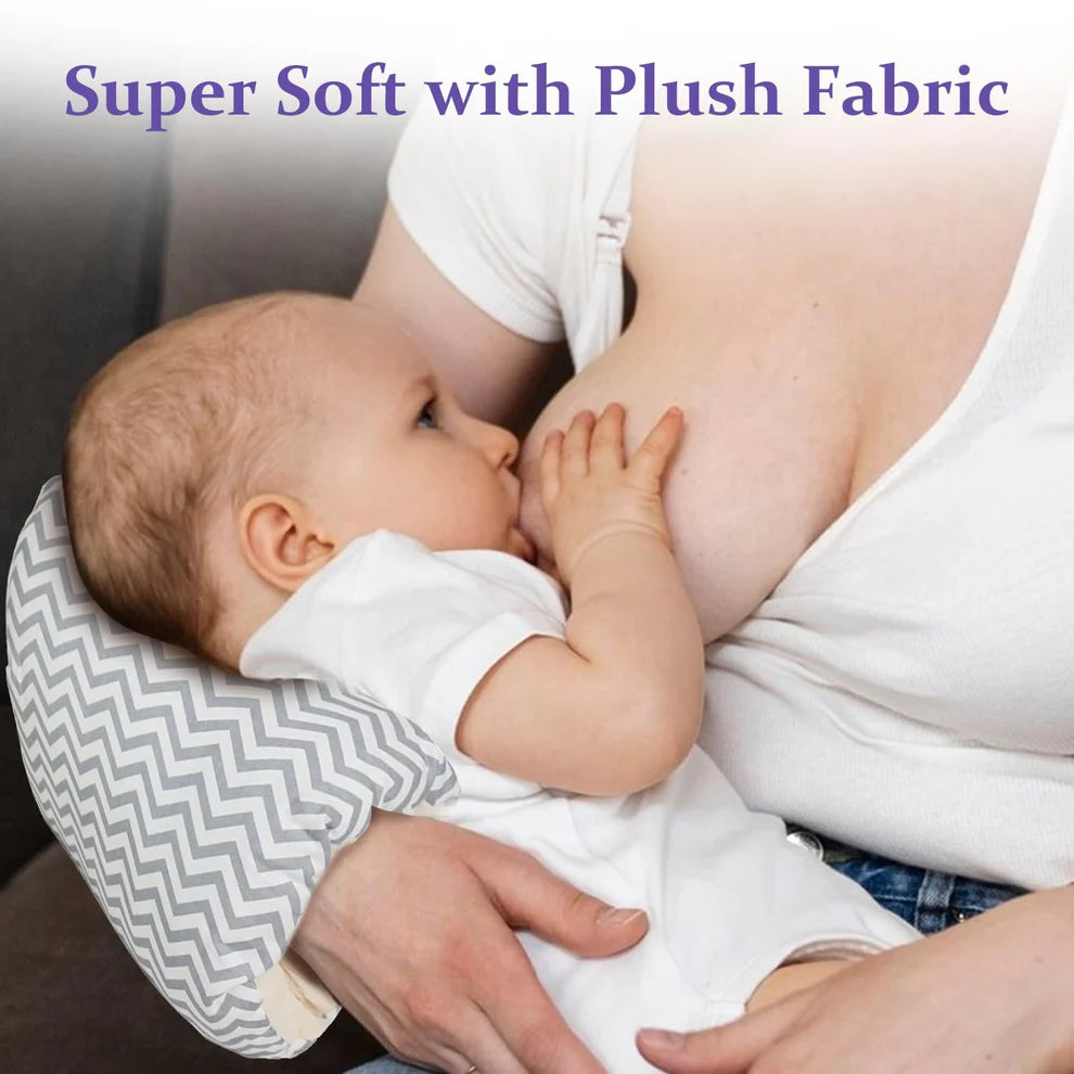 Baby Comfort Hand Pillow – Washable Cotton Arm Cushion for Breastfeeding & Bottle Feeding