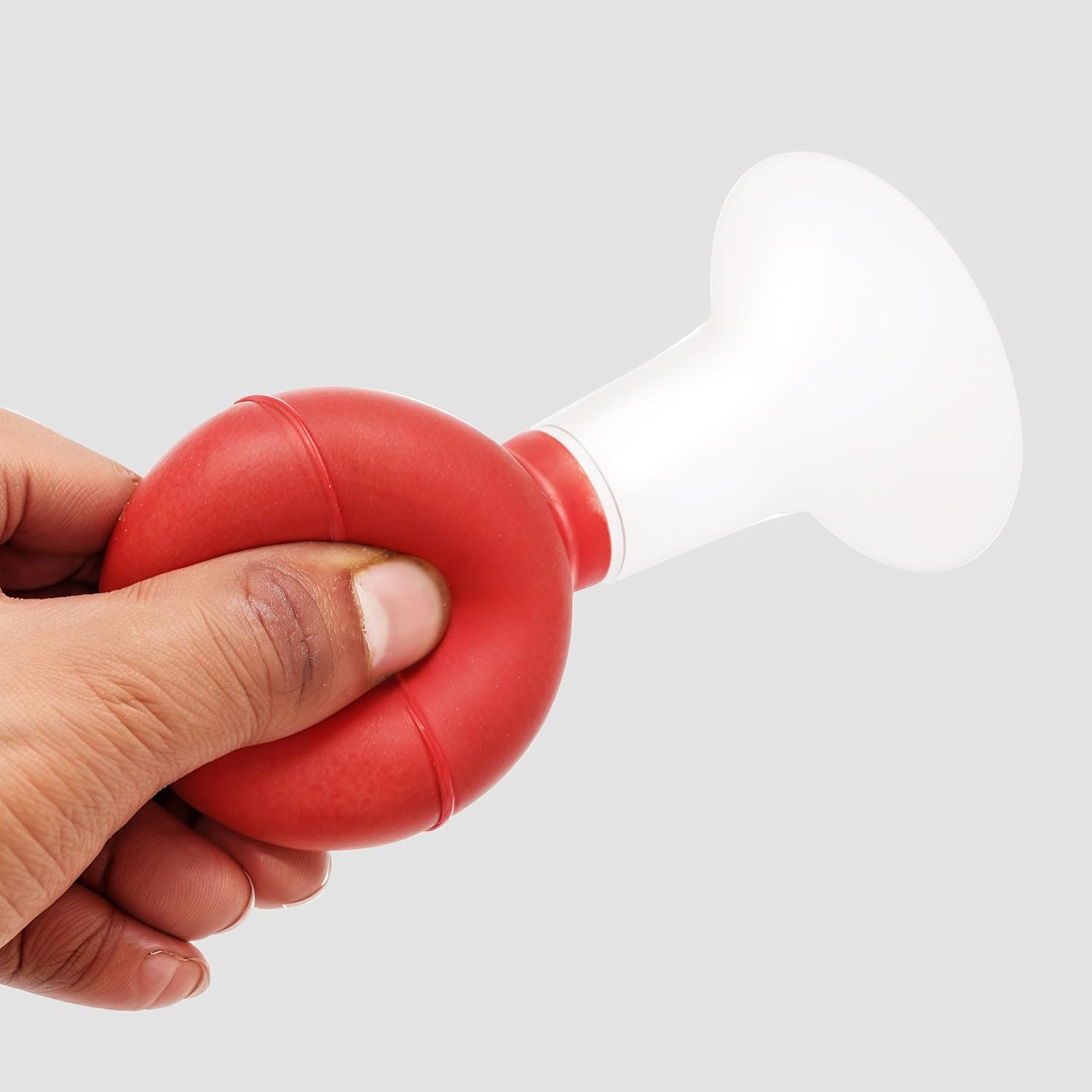 Manual Breast Reliever Pump with Red Milk Container