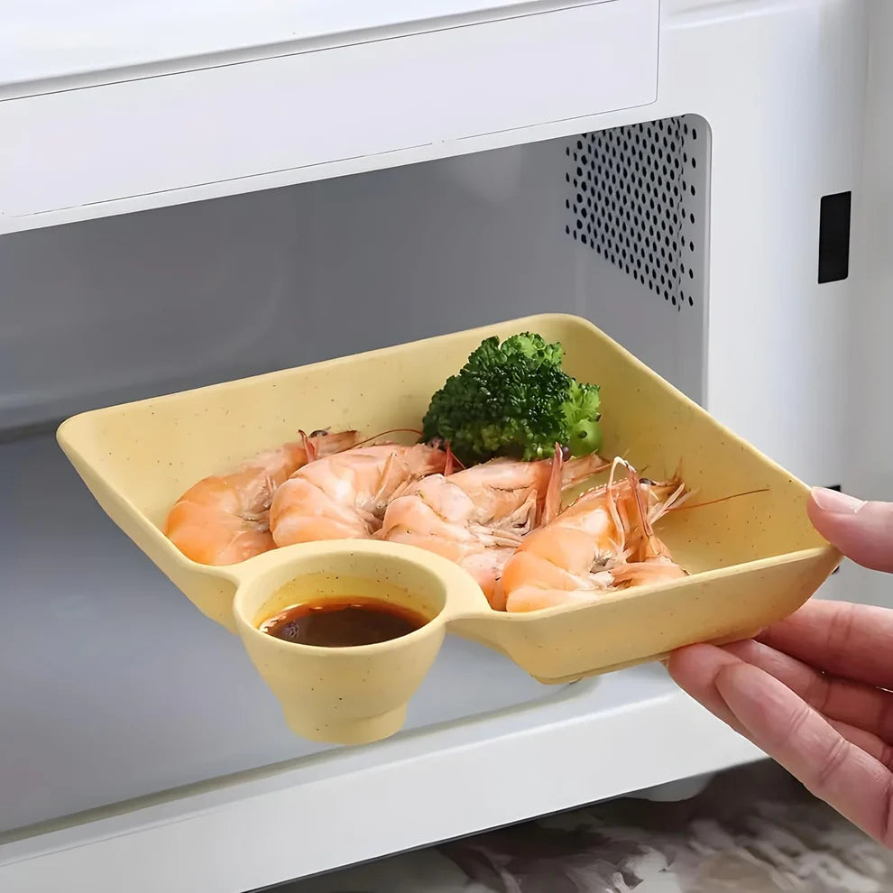 Kids 4-Piece Colorful Serving Platter Set