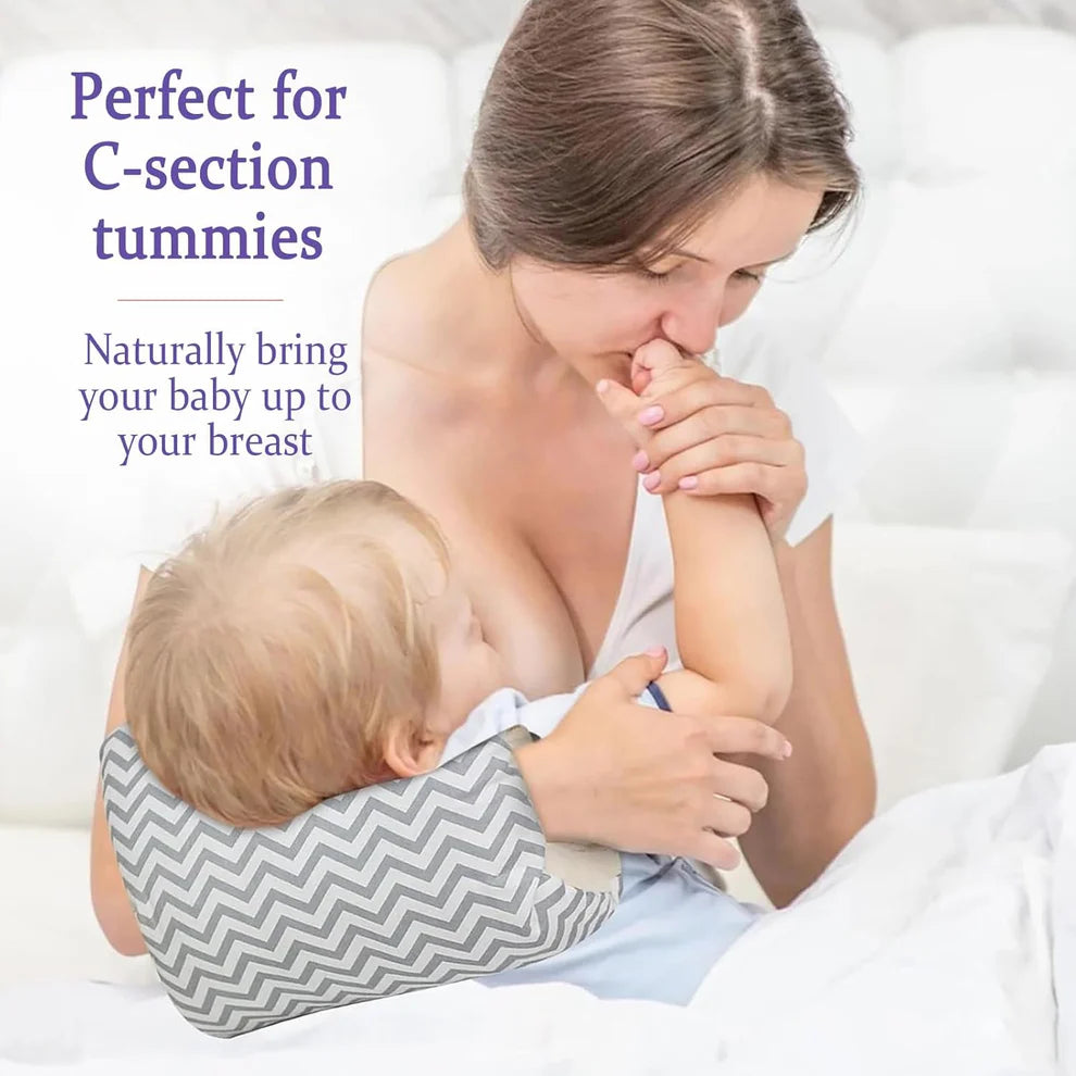 Baby Comfort Hand Pillow – Washable Cotton Arm Cushion for Breastfeeding & Bottle Feeding