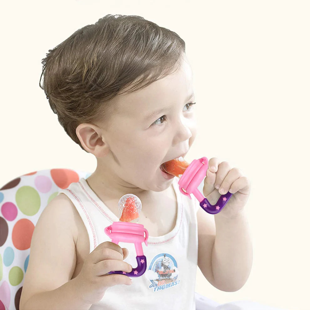 Baby Food Pacifier & Feeder Spoon Combo