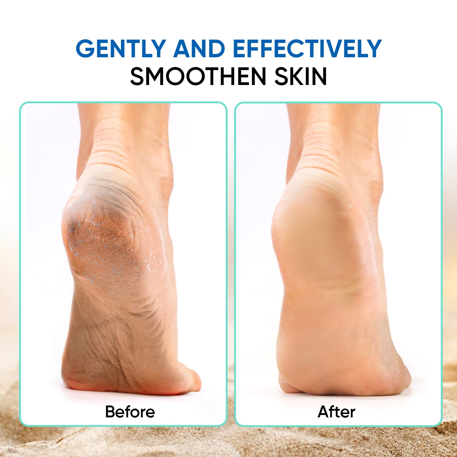 4-in-1 Foot Care Pedicure Brush | Callus Remover, Scrubber, Pumice Stone & Buffer