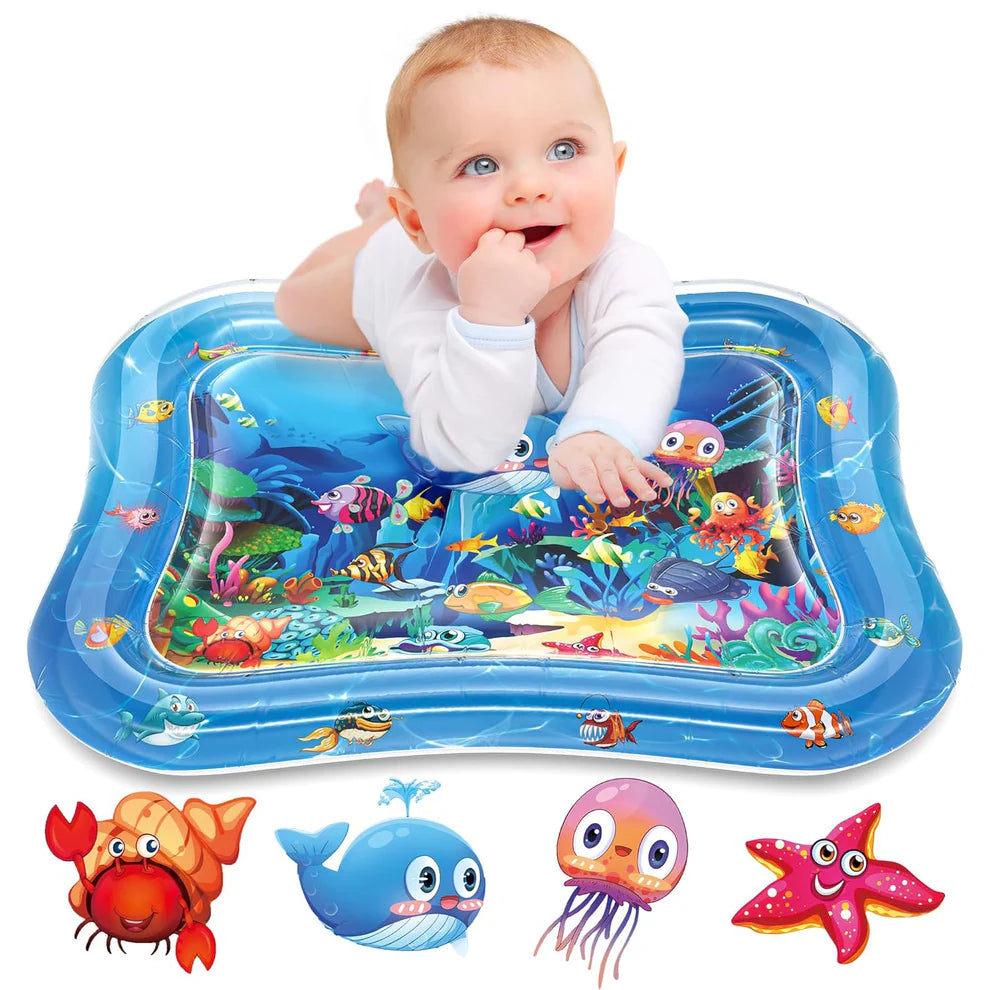 Infinno Inflatable Tummy Time Water Play Mat – Premium Sensory Toy for Infants & Toddlers (3–24 Months)