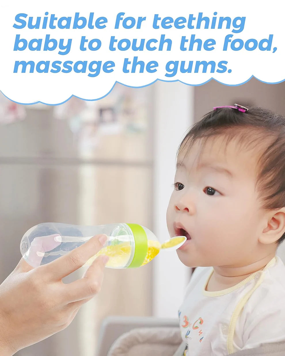 Baby Food Pacifier & Feeder Spoon Combo