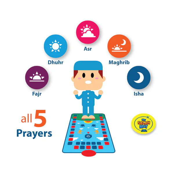 Smart Interactive Kids Prayer Mat – Touch Sensitive Salah Learning Mat with Audio & 10 Languages