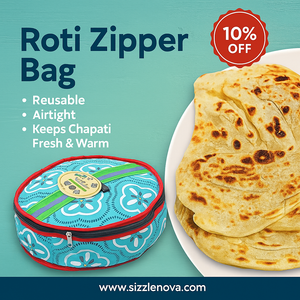 1pc Roti Zipper Bag –  (Random Design)