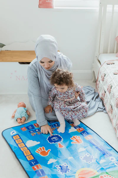 Smart Interactive Kids Prayer Mat – Touch Sensitive Salah Learning Mat with Audio & 10 Languages