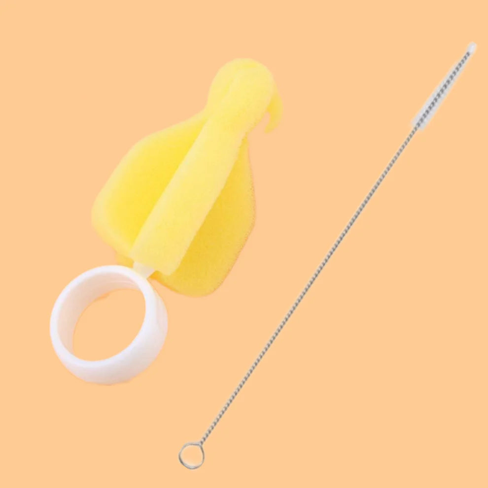 4-in-1 Baby Bottle & Teat Brush Set