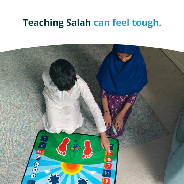 Smart Interactive Kids Prayer Mat – Touch Sensitive Salah Learning Mat with Audio & 10 Languages