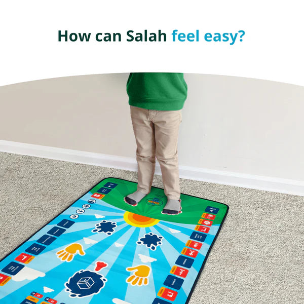 Smart Interactive Kids Prayer Mat – Touch Sensitive Salah Learning Mat with Audio & 10 Languages