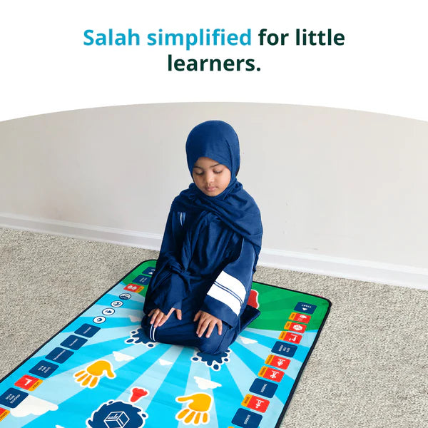 Smart Interactive Kids Prayer Mat – Touch Sensitive Salah Learning Mat with Audio & 10 Languages