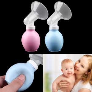 Silicone Manual Breastfeeding Pump – Gentle, Portable & Easy for Moms