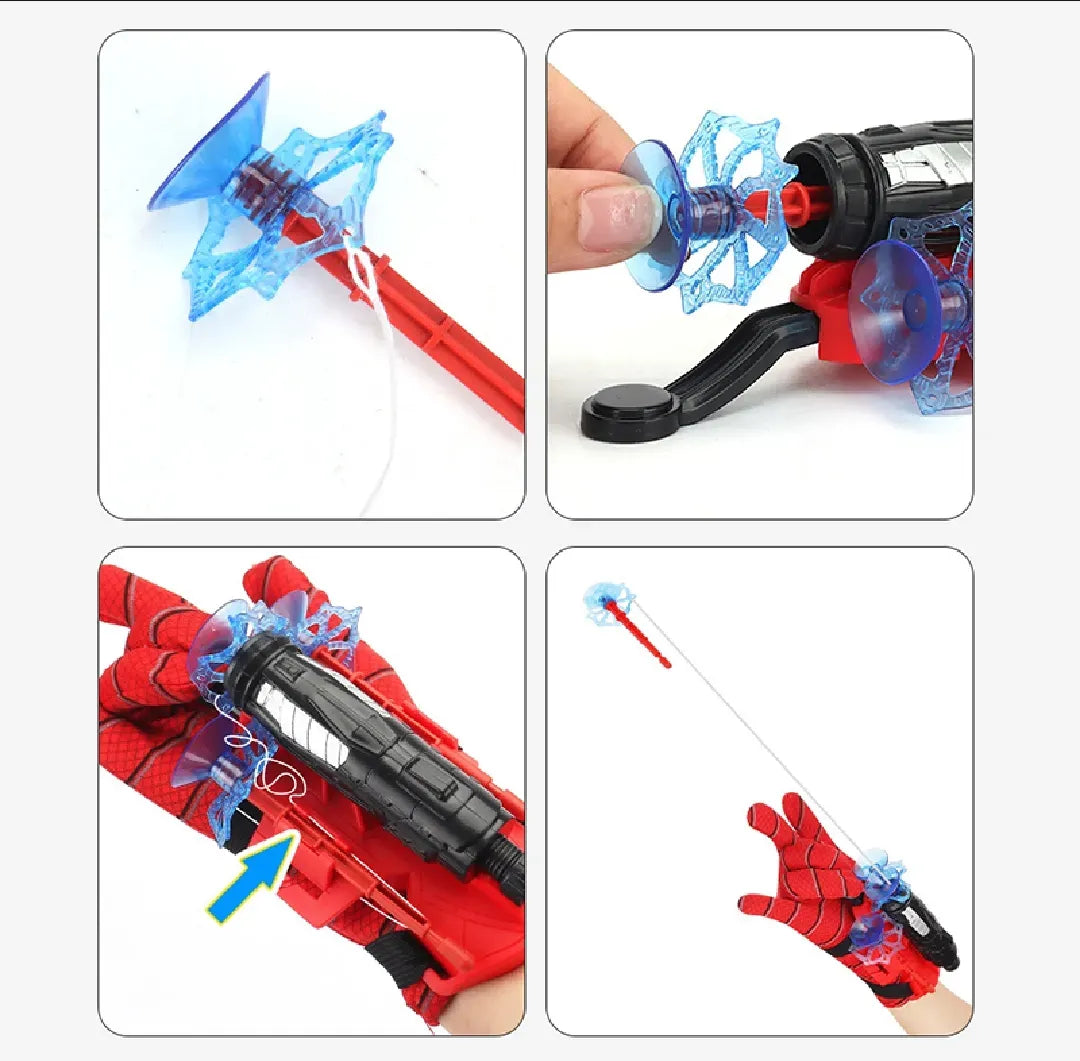 Spider Web Shooters Toy for Kids – Hero Launcher Wrist Toy Set with Sticky Suction Bombs | Role Play, Cosplay & Interactive Fun