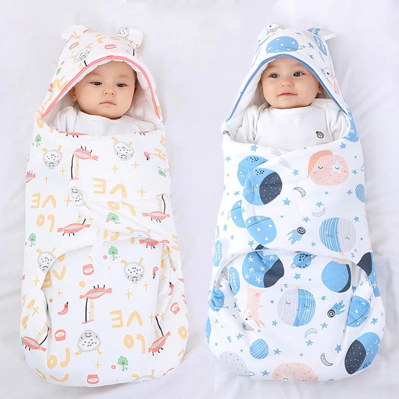 Newborn Baby Wrap Blanket – 0–1 Year Babies (Random Color)