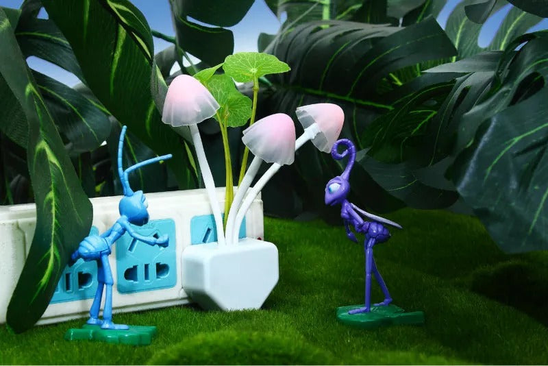 Mushroom Night Light – Dusk to Dawn Sensor LED Flower Lamp for Kids room