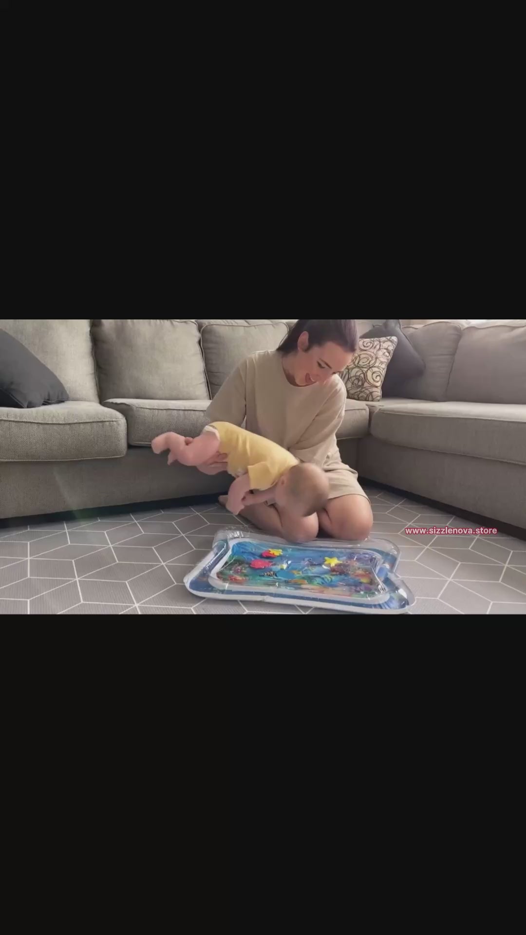 Infinno Inflatable Tummy Time Water Play Mat – Premium Sensory Toy for Infants & Toddlers (3–24 Months)